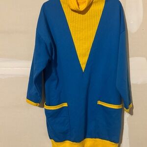 Vintage Vanity Fair Hot Shots Turtleneck Sleep Top Night Gown Size M